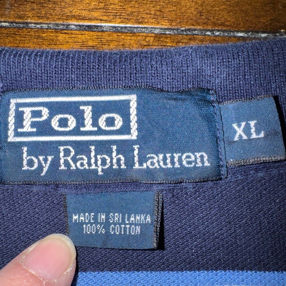 Polo Ralph Lauren S/S Polo Shirts Mens XL Lot of 3 Red Blue Striped Golf Cotton - Picture 4 of 15
